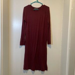 Cherish long sleeve midi body con dress women's size L/XL